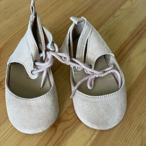 Nude Ballerina Crib Shoes